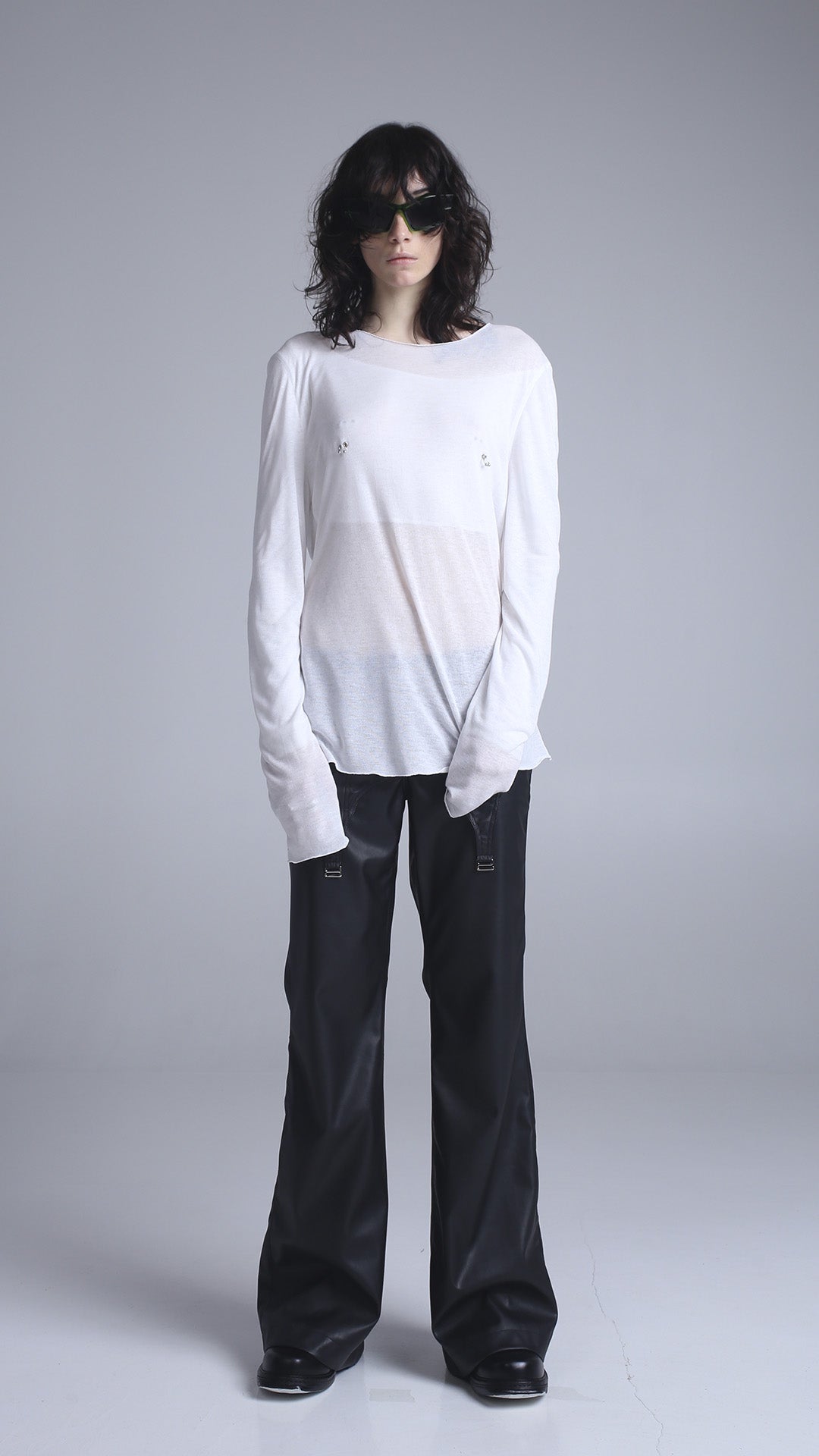 Longsleeve Piercing White
