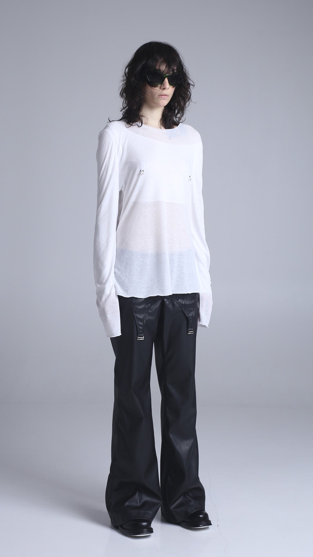 Longsleeve Piercing White