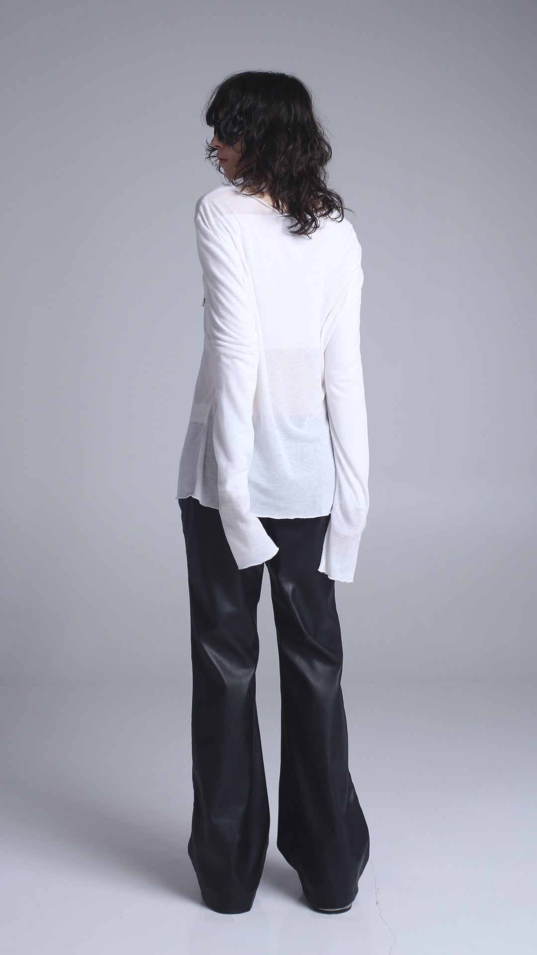 Longsleeve Piercing White