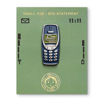 Enamel Pin "Brick Phone 3310 Snake"
