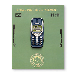 Enamel Pin "Brick Phone 3310 Snake"