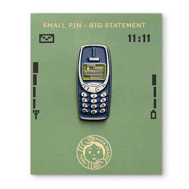Enamel Pin "Brick Phone 3310 Snake"