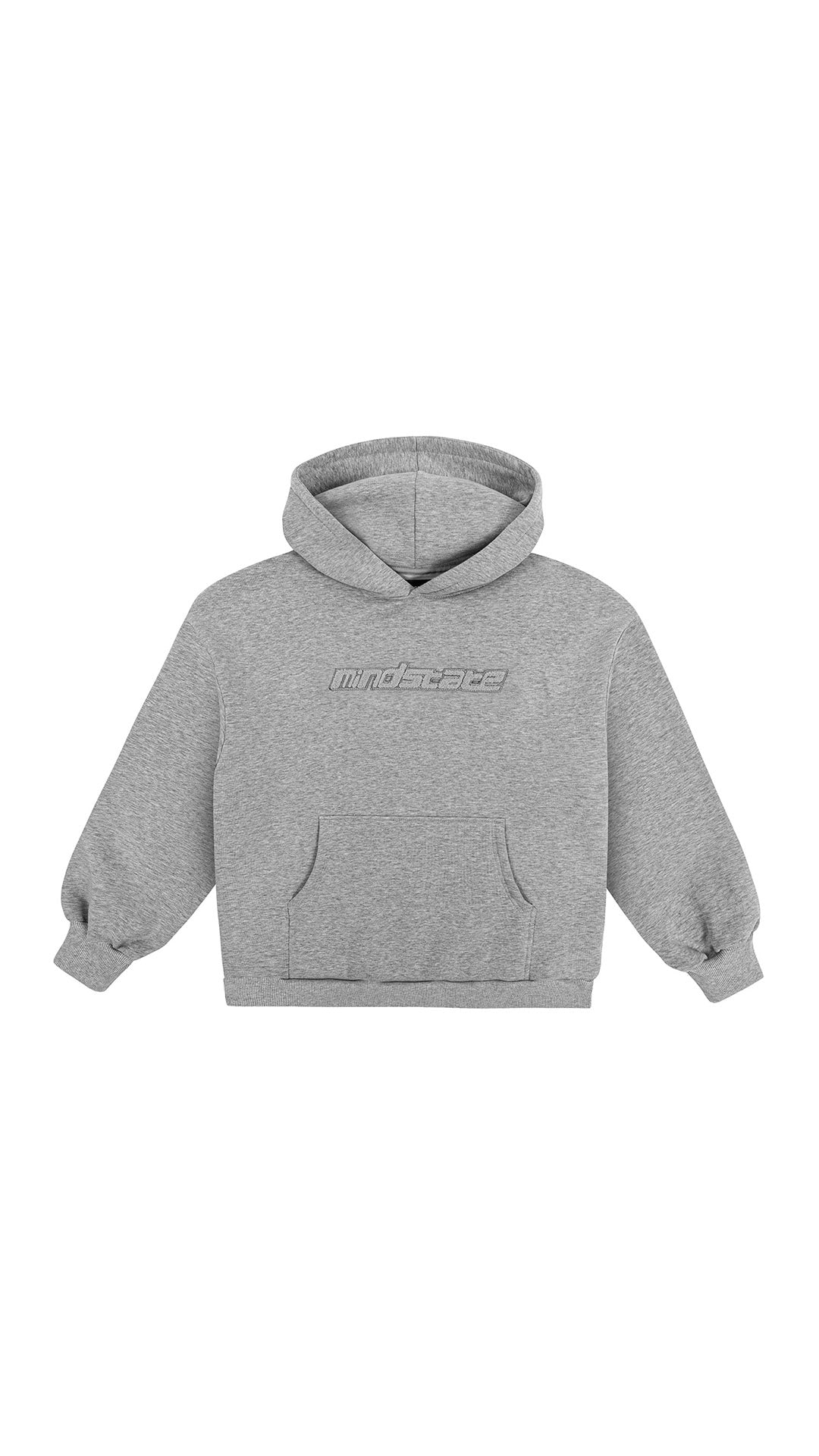 Gray Frotte Hoodie