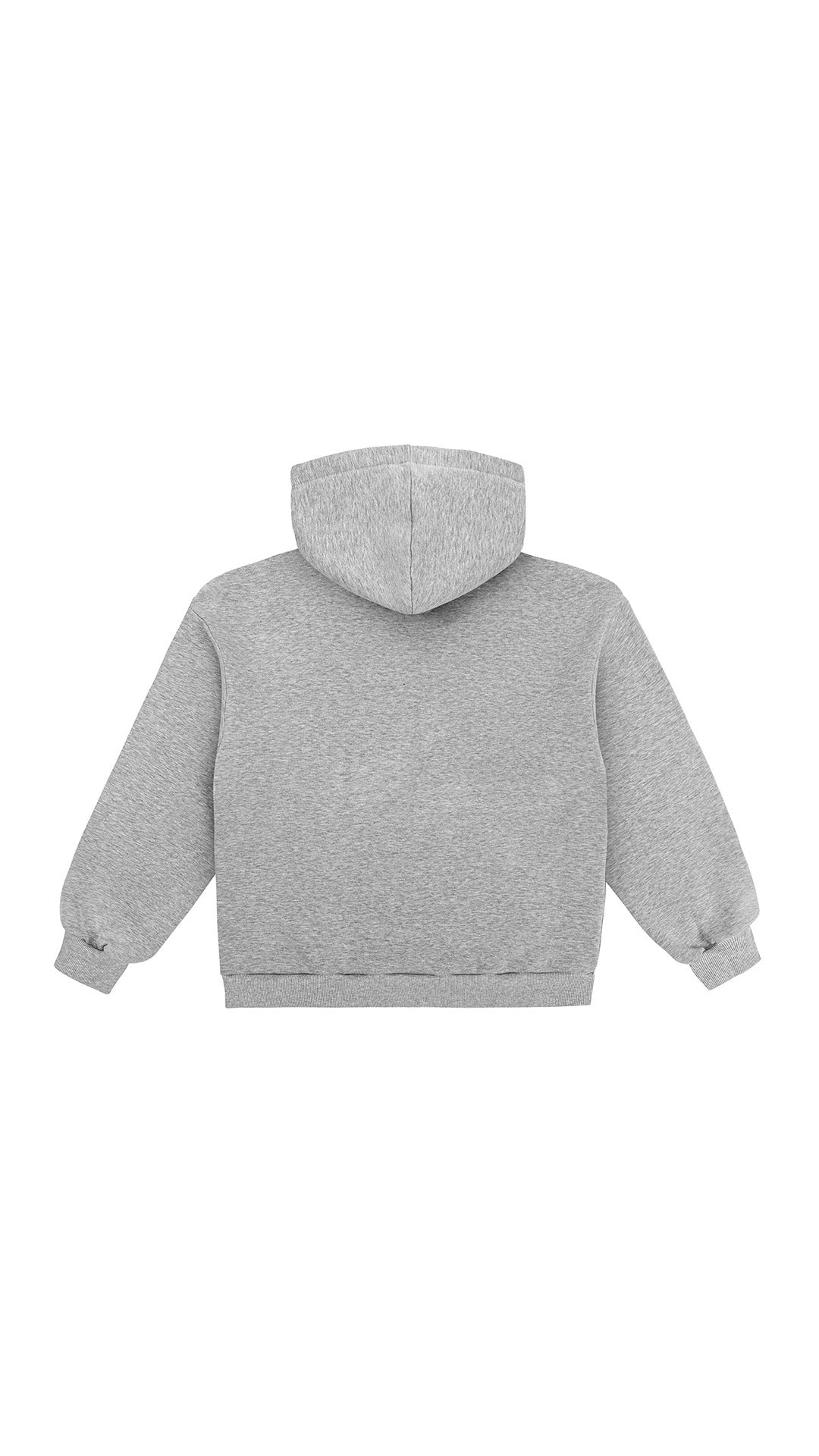 Gray Frotte Hoodie