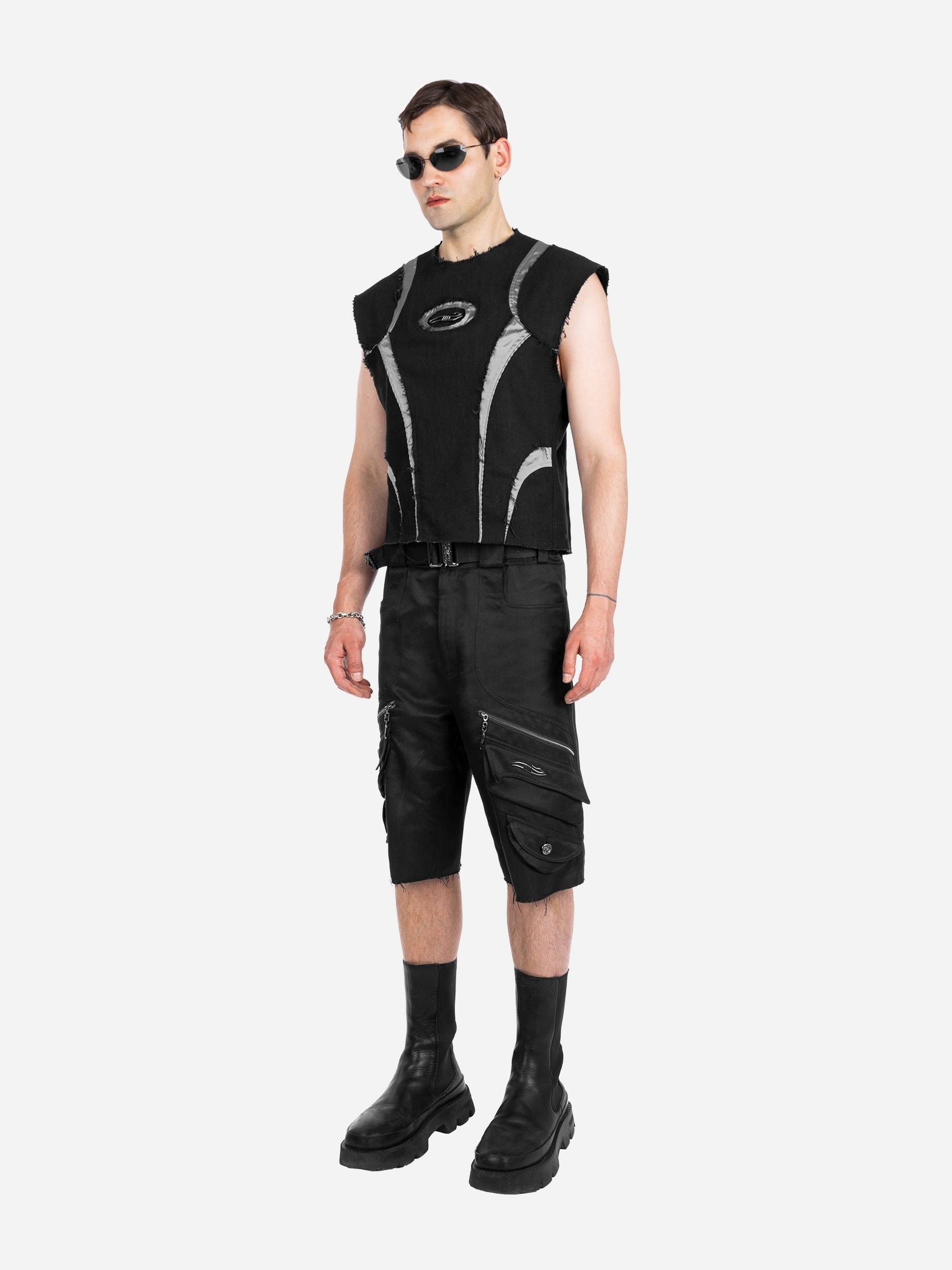 Euro Linen Top Black