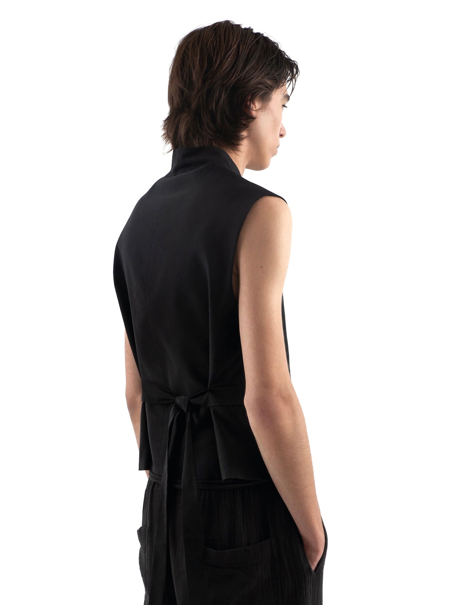 Tied Cotton Vest