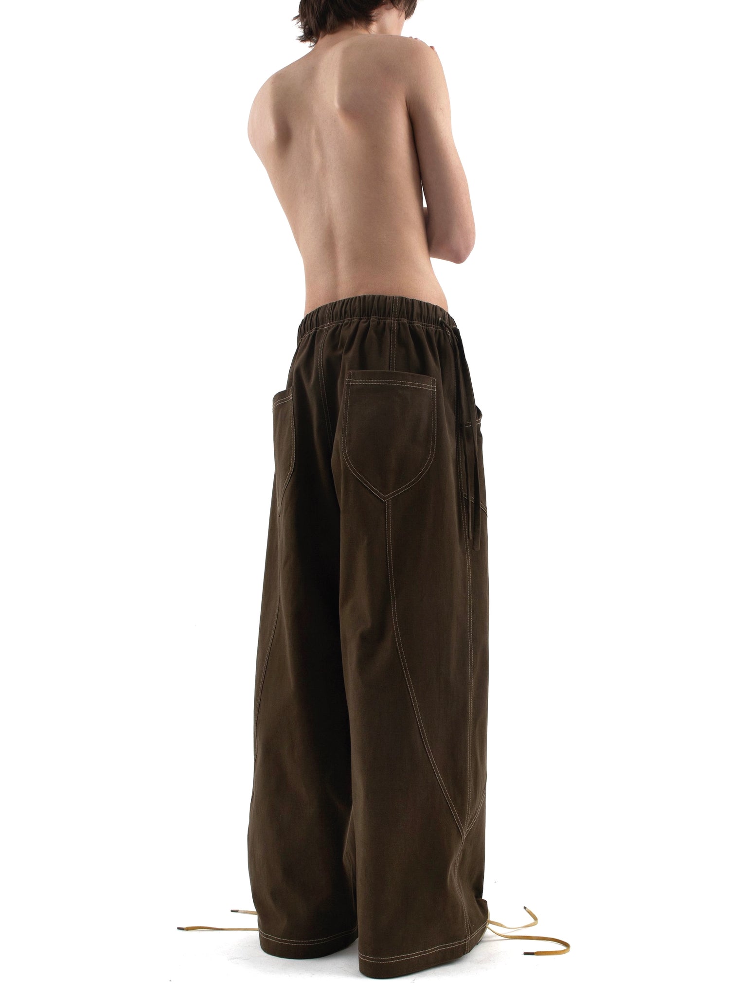 Cotton Panel Trousers