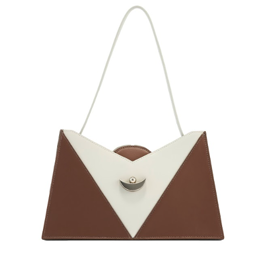 The Arrow Bag Maroon/White