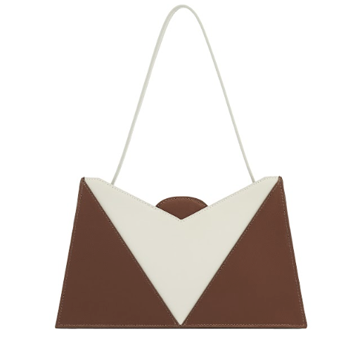 The Arrow Bag Maroon/White