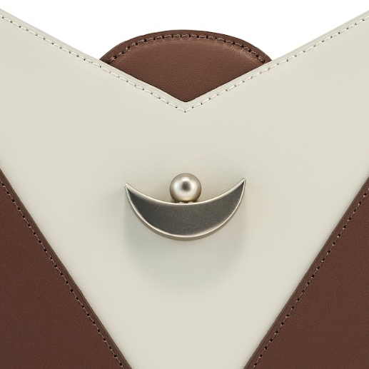 The Arrow Bag Maroon/White