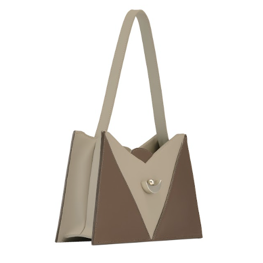 The Arrow Bag Chocolate/Taupe