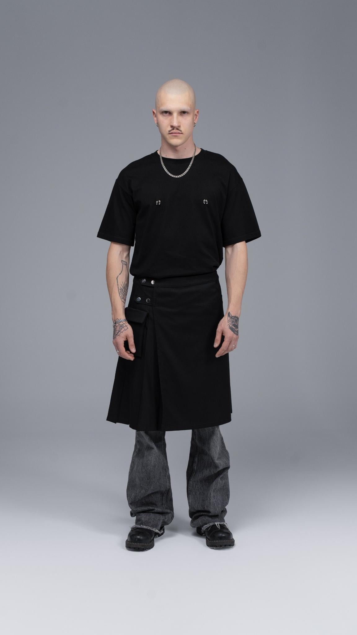 Office Kilt Black