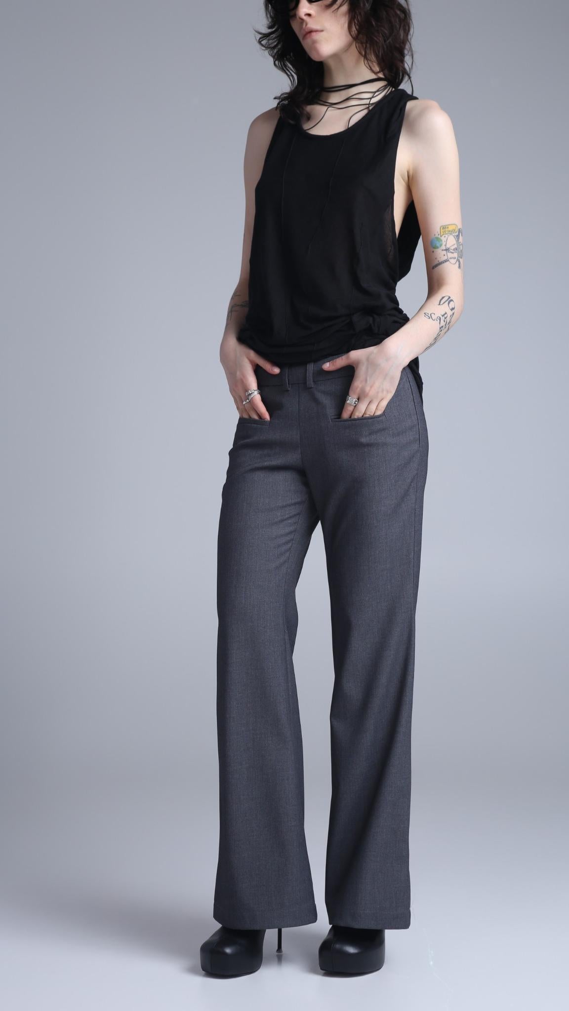 Office Trousers Grey