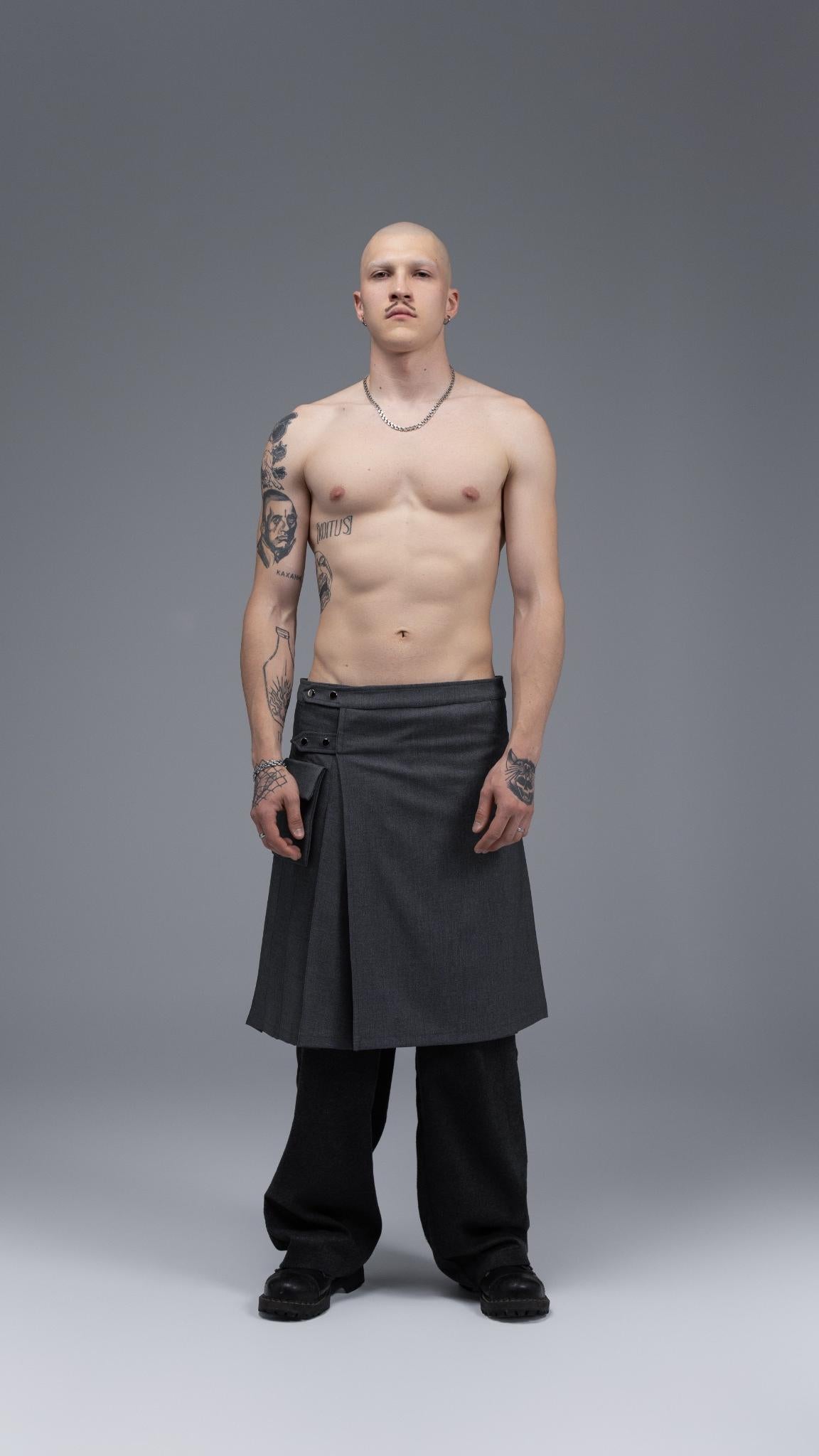 Office Kilt Grey
