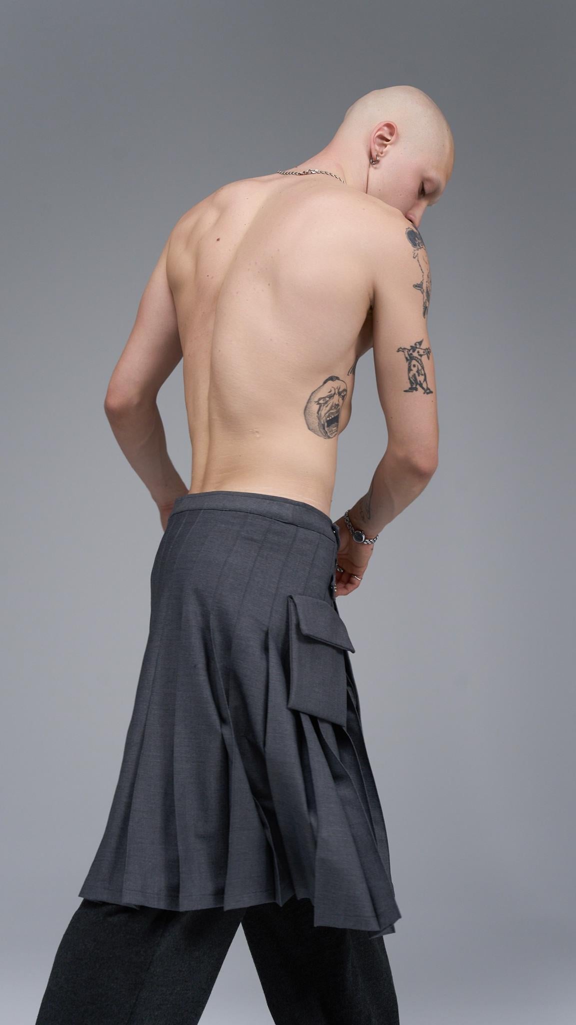 Office Kilt Grey