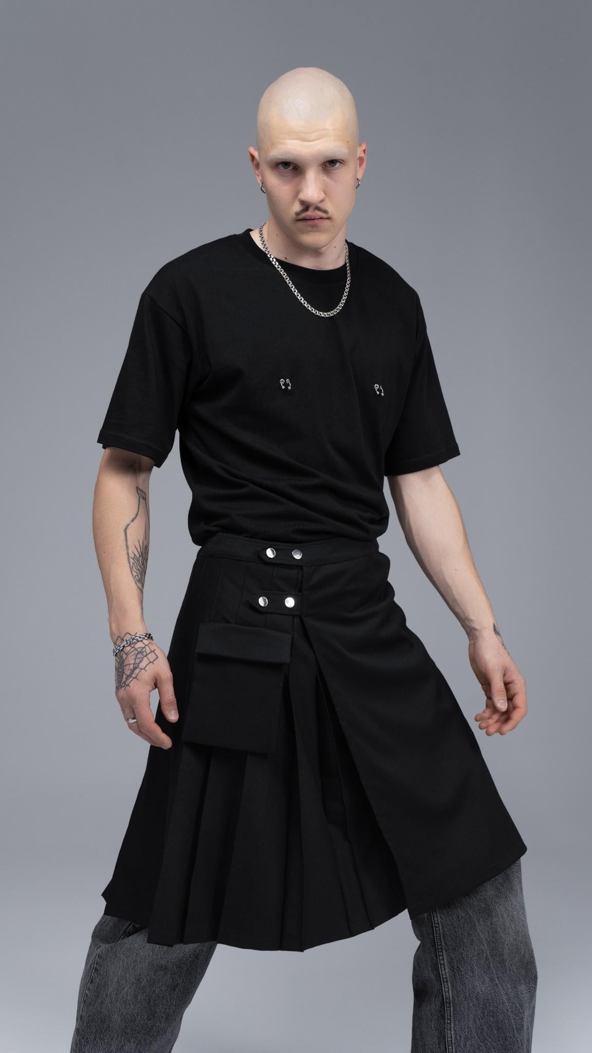 Office Kilt Black