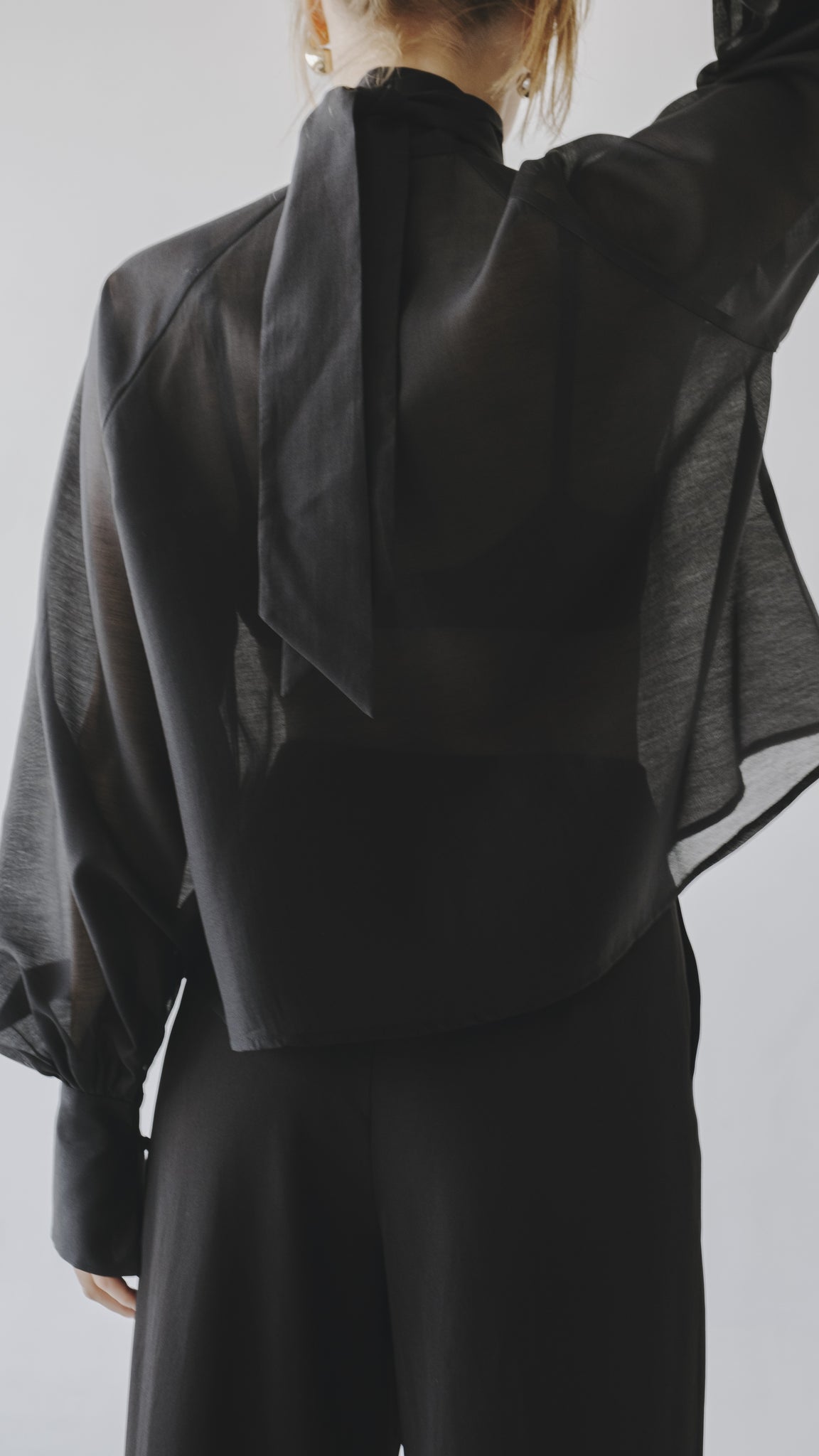 Transparent Black Shirt no.19,5