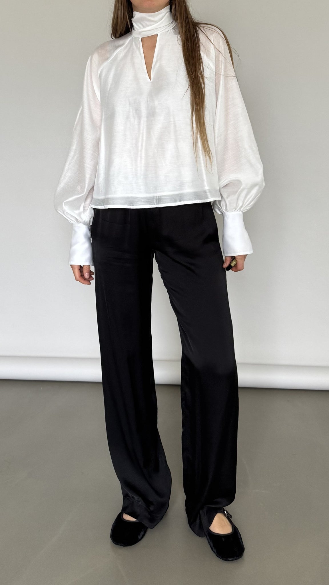 Transparent White Shirt no.19,5
