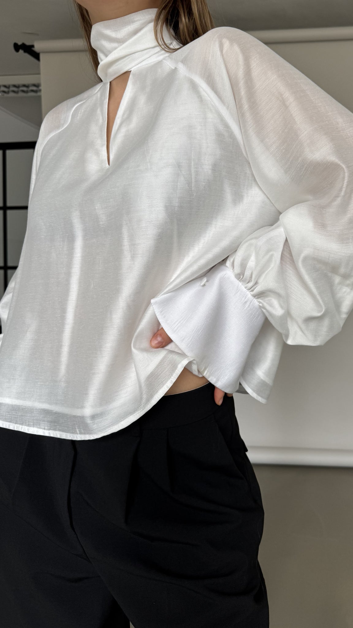 Transparent White Shirt no.19,5