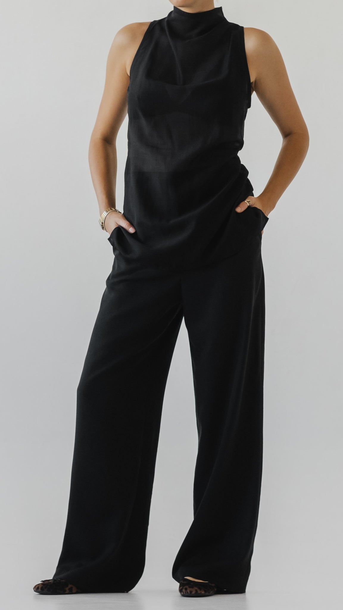 Transparent Black Top no.49