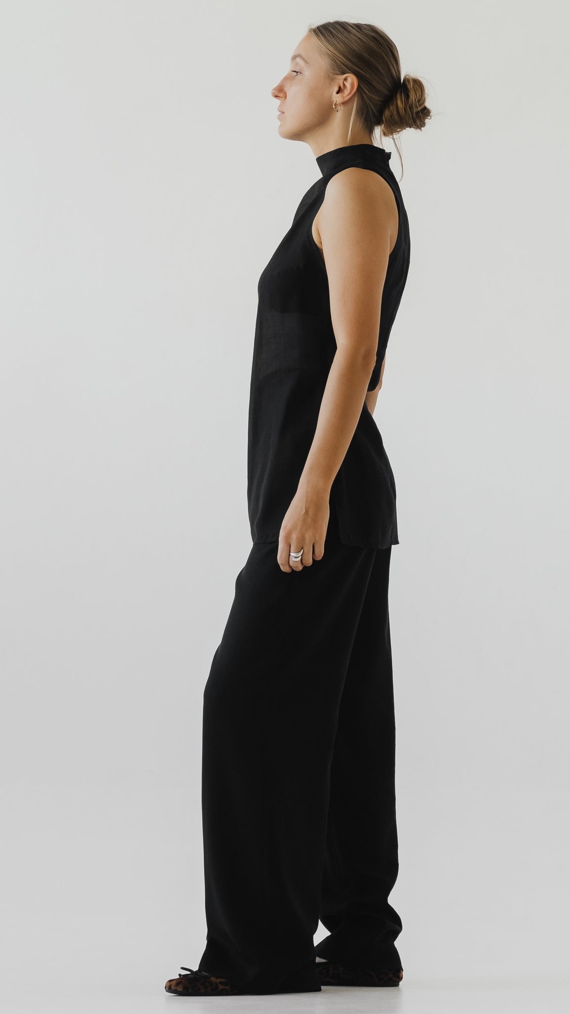 Transparent Black Top no.49