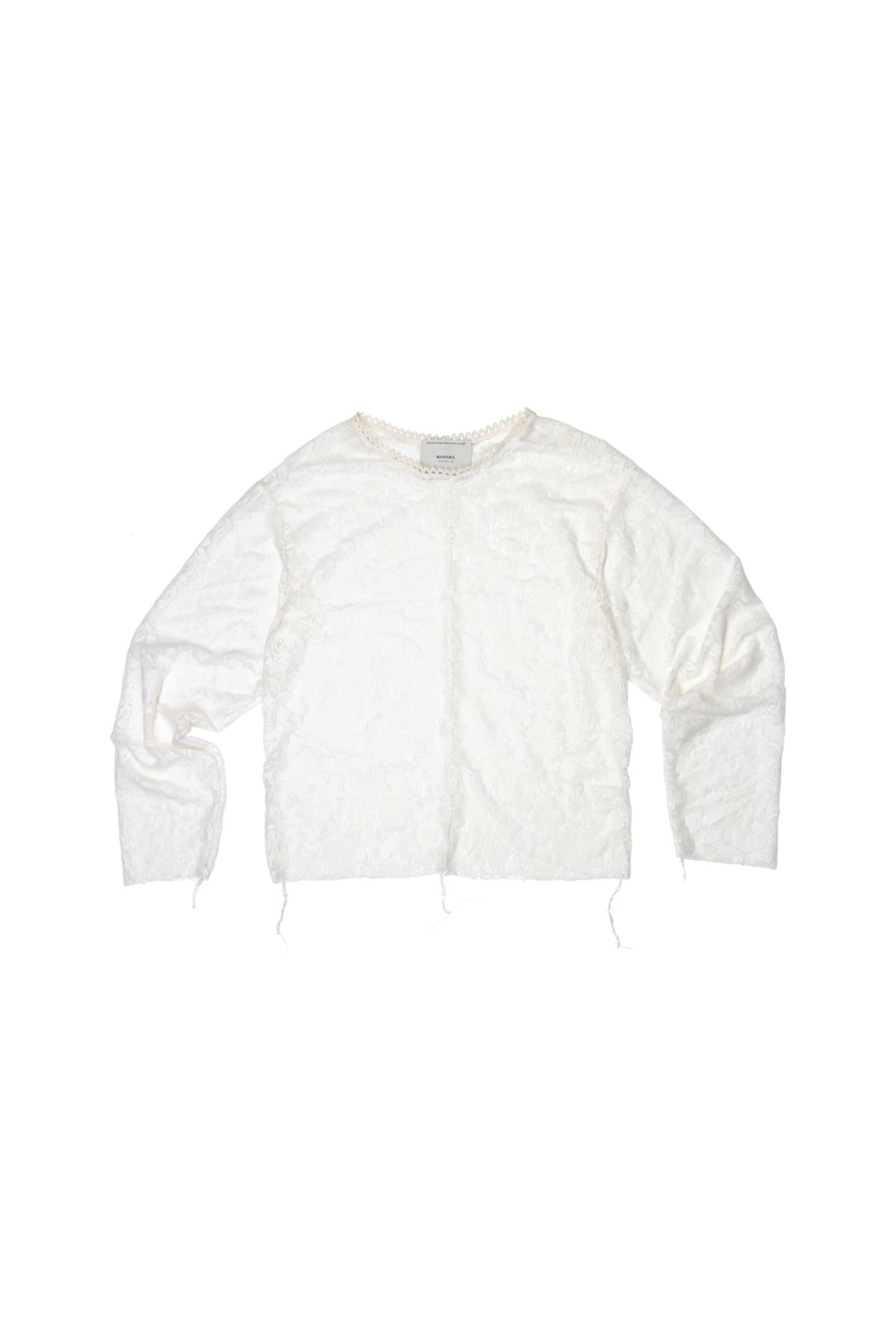 ROSE MESH LONGSLEEVE WHITE