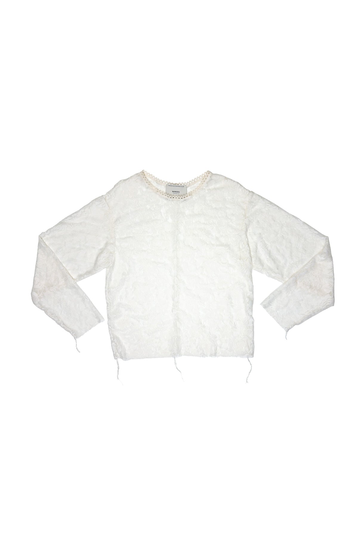 ROSE MESH LONGSLEEVE WHITE