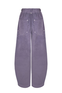 Corduroy Wide Pants Violet