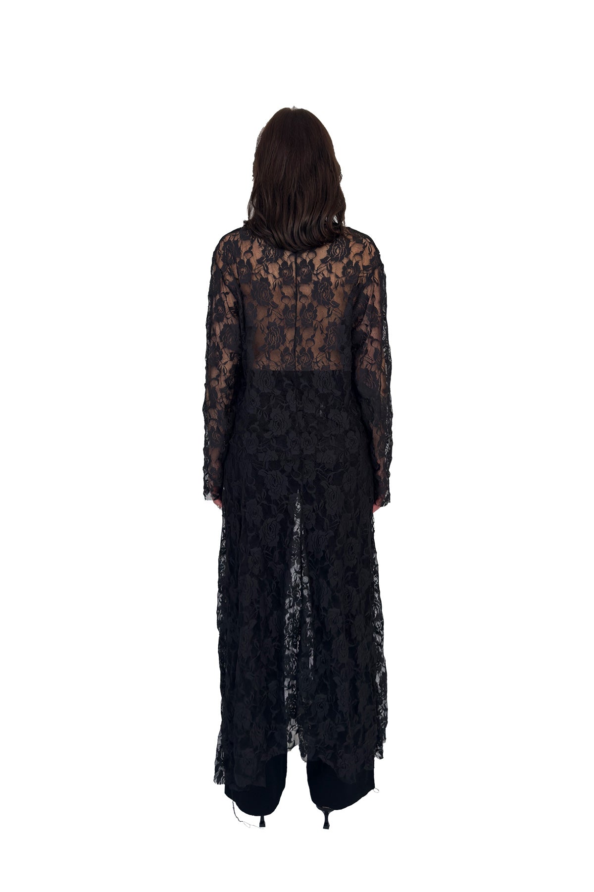ROSE MESH LONGSLEEVE BLACK