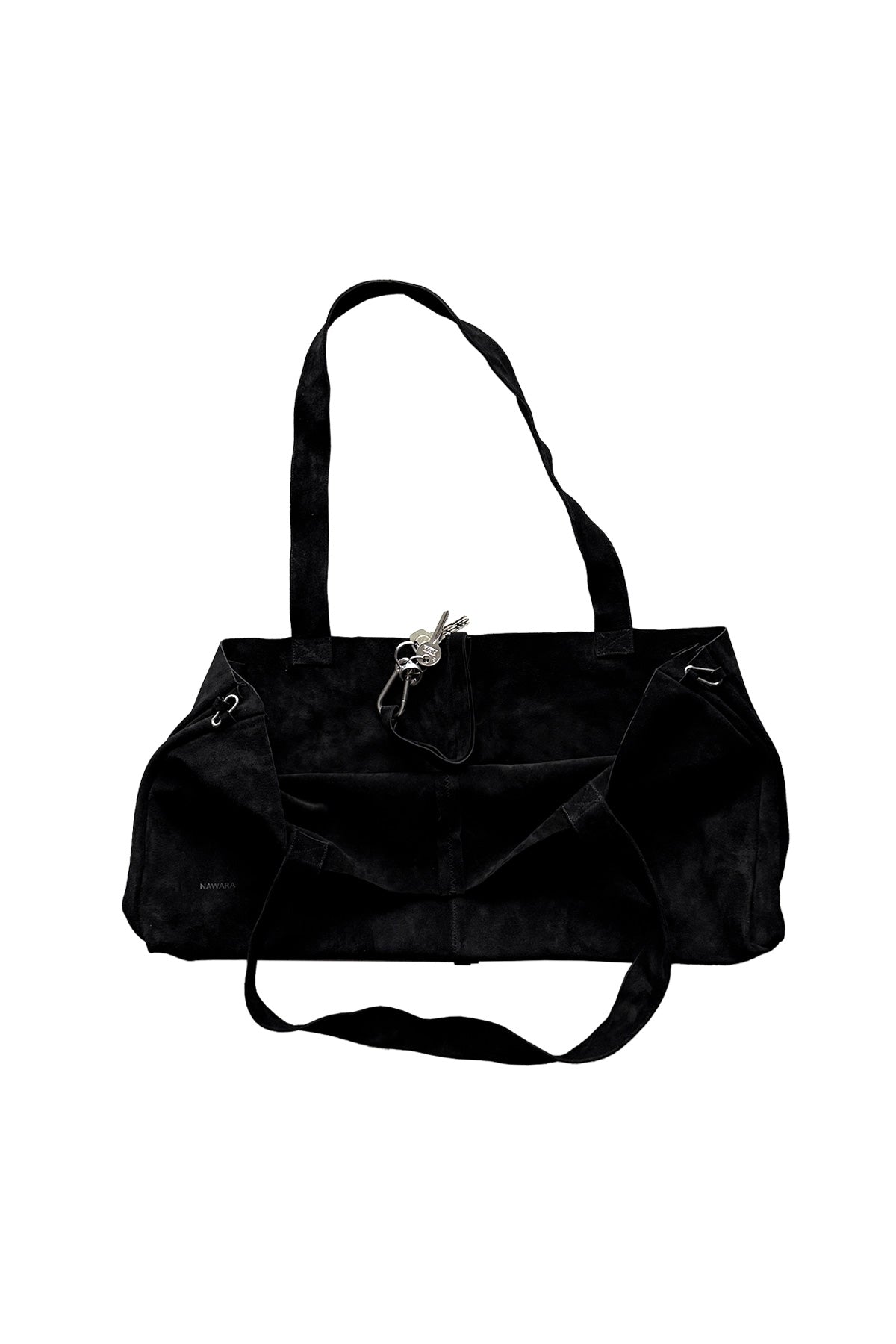 SUEDE TRAVEL BAG