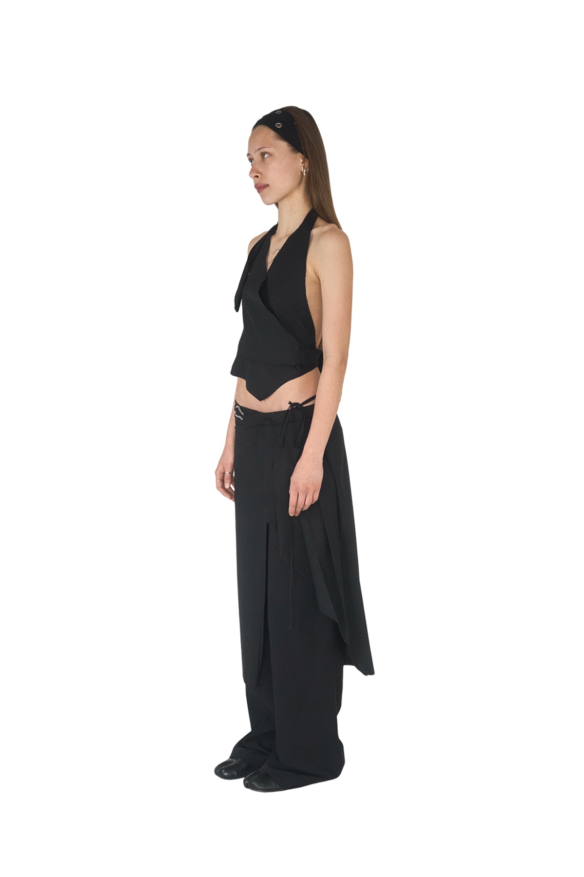 HALF PLEATED SKIRT