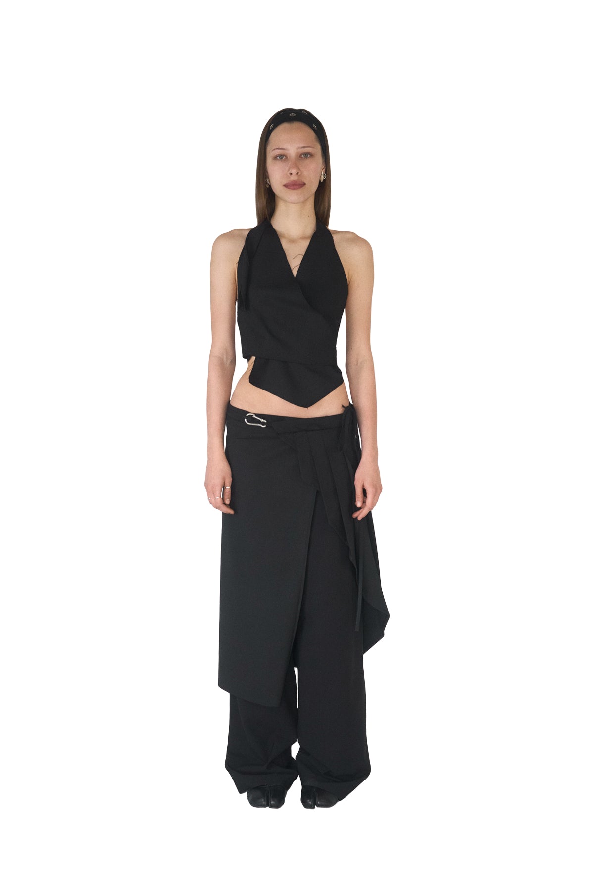 HALF PLEATED SKIRT
