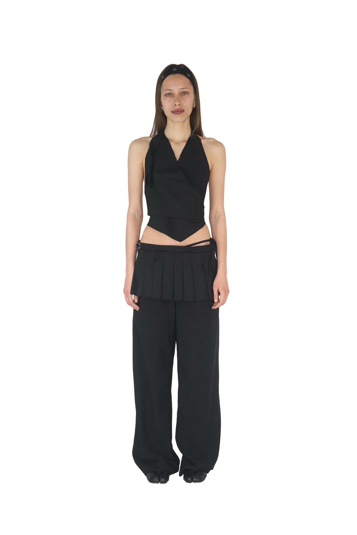 PLEATED MINI SKIRT