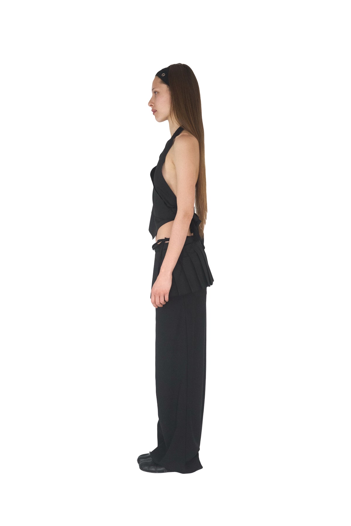 PLEATED MINI SKIRT