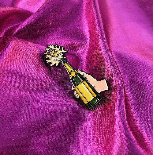 Enamel Pin "Champagne Pop"