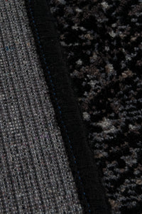 Rugged carpet Black
