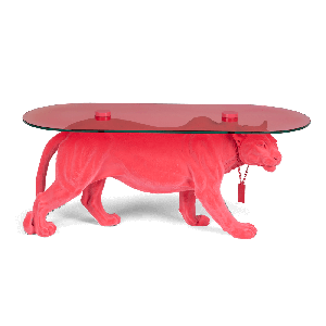 Dope As Hell coffee table pink
