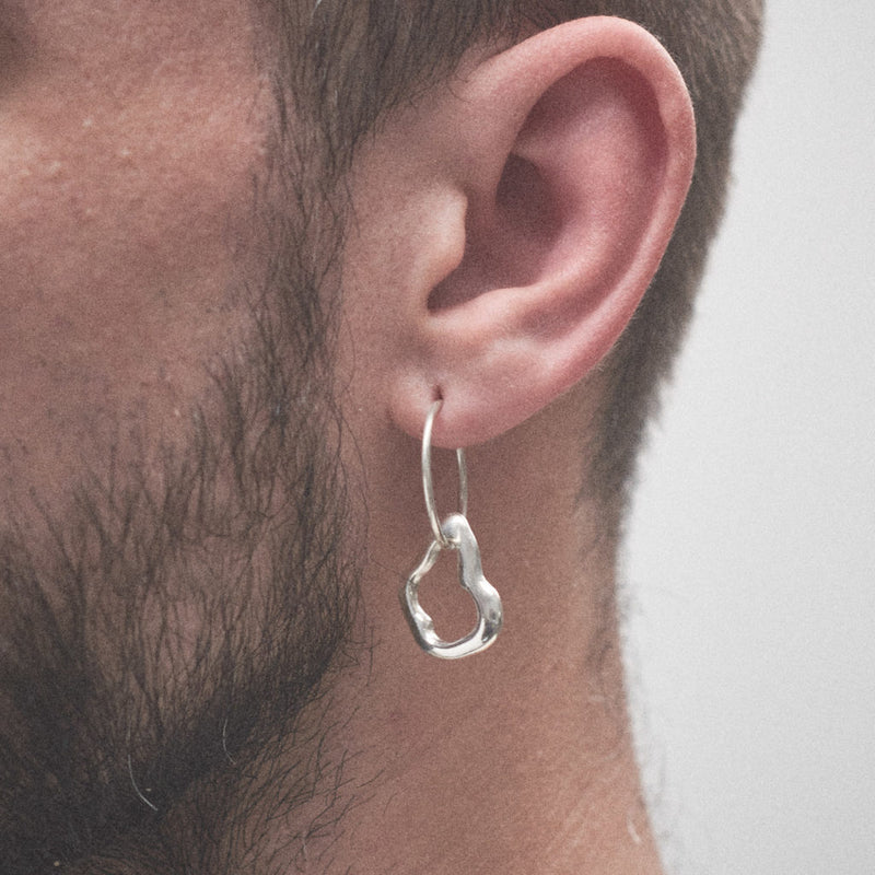 Liquid shape earrings