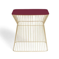No Offence side table wine red